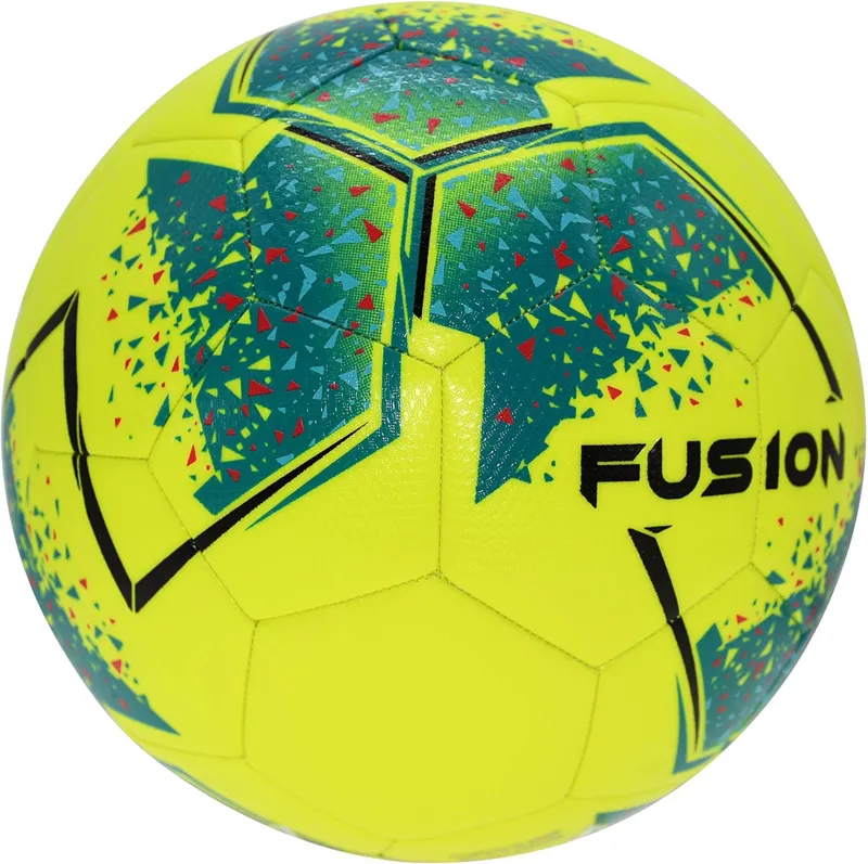 Precision Training Fusion IMS Training Ball Fluo Yellow/Teal/Cyan/Red Size 4-1